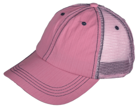 pink ponytail hat