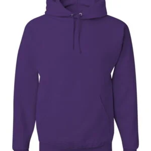 front of orange plain Jerzees Hoodie
