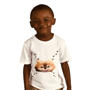 360 Puppy Paw Prints T-Shirt