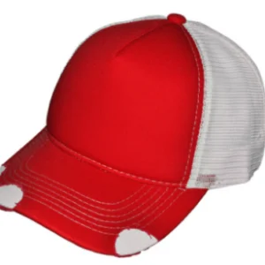 Distressed Trucker Hats With Mesh Back