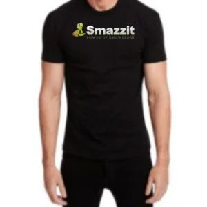 power of knowledge male black tee