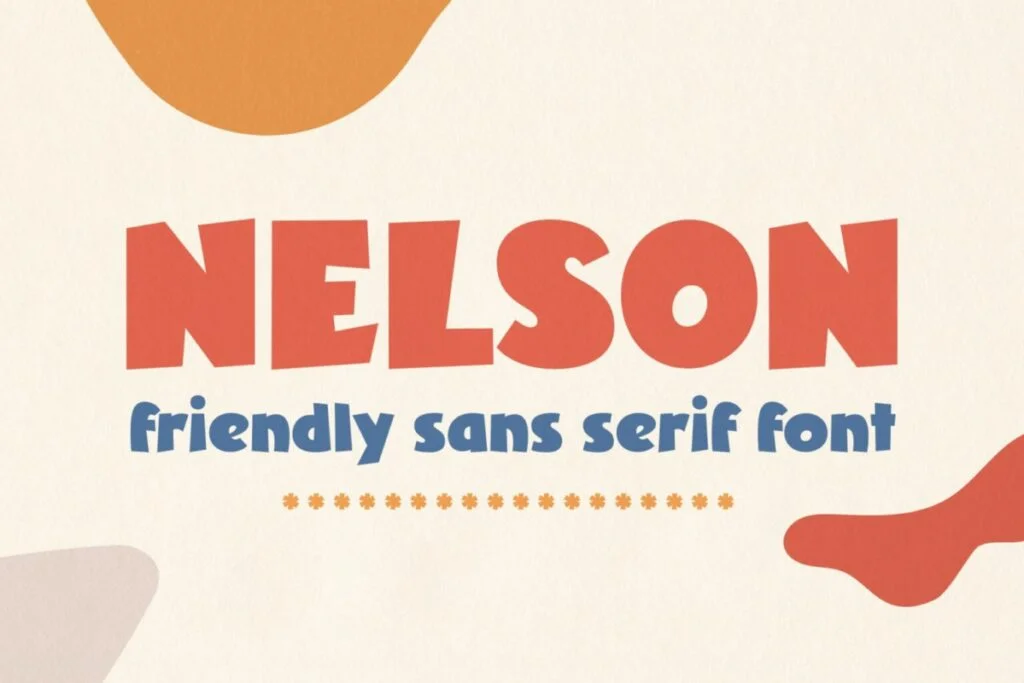 nelson serif font