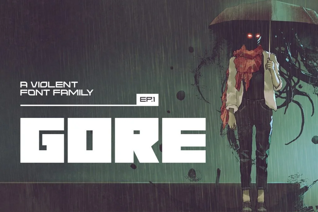gore regular font
