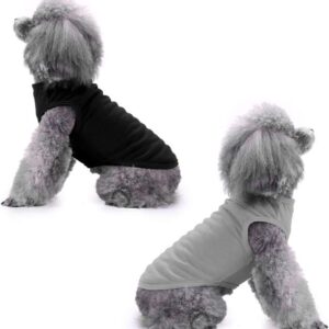 dog t-shirt in grey and black mock up