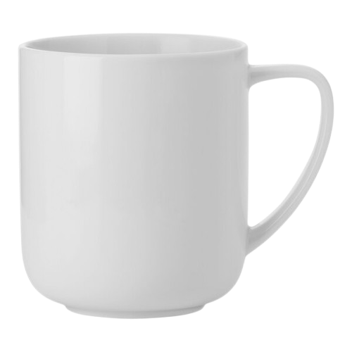 Design Hub 360 Creative Company 1 a white mug with a handle