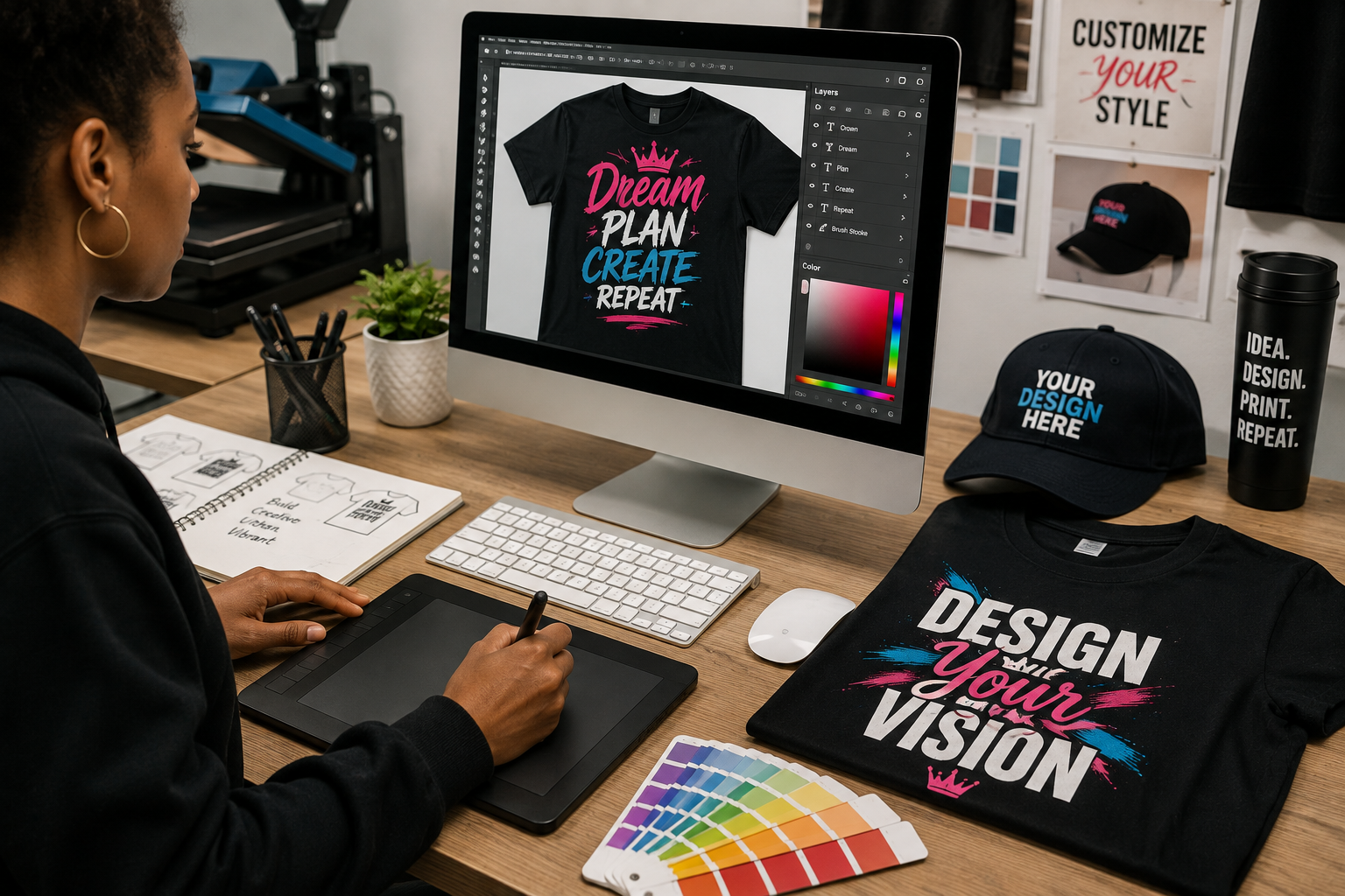 Design Hub 360 Custom T-Shirts & Apparel Printing 17 design your apparel and logos